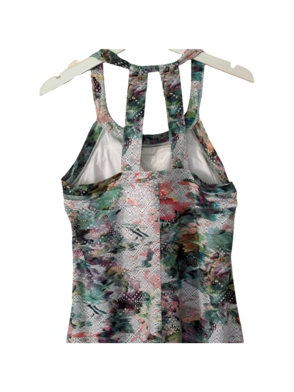 Prana Cantine Dress Built In Bra Athleisure Racerback Stretch Feminine Womens M - Picture 5 of 12
